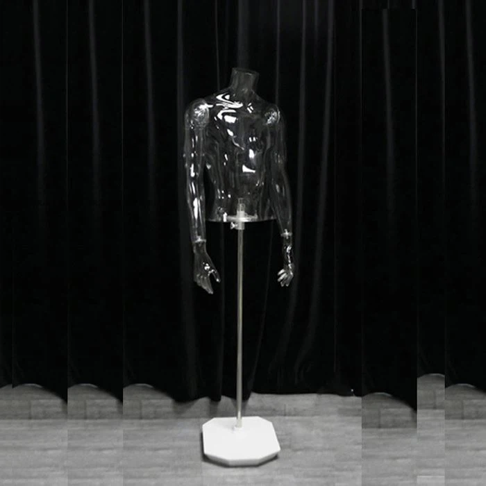 Transparent Half Body Mannequin